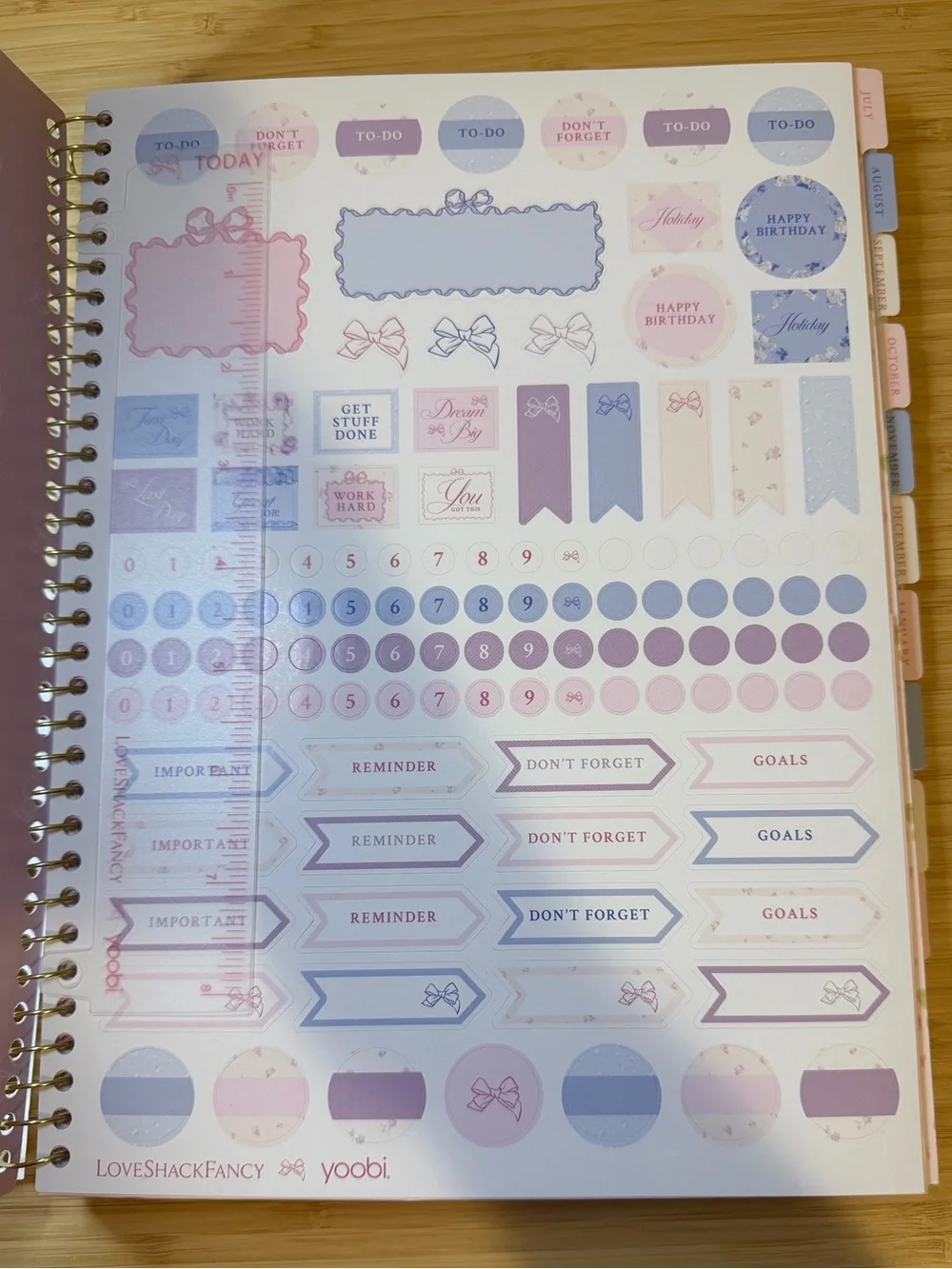 LoveShackFancy x Yoobi July 2026-June 2027 Teacher Planner NEW